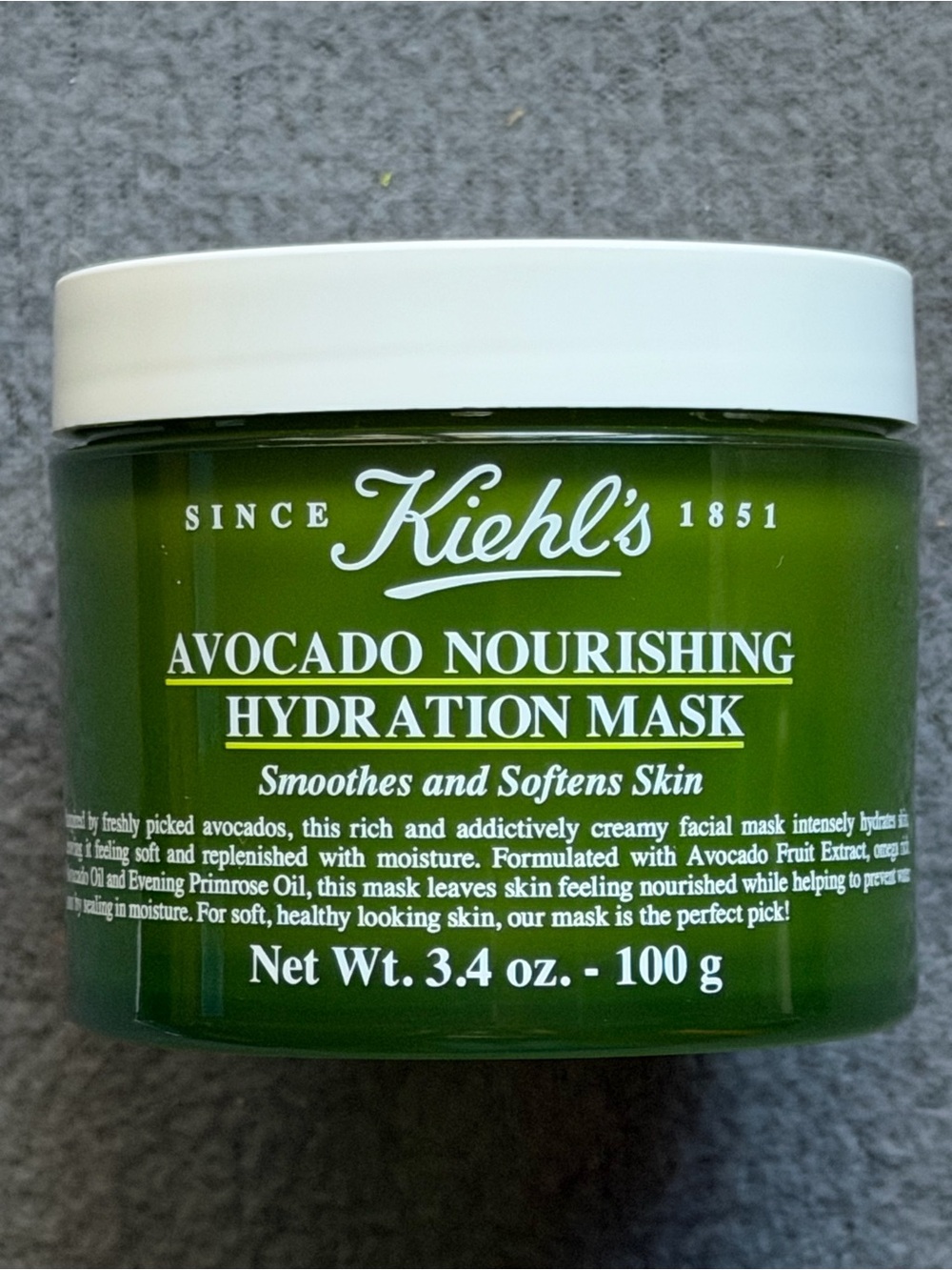 Kiehl's Avocado Nourishing Hydration Mask — 3.4 oz large size